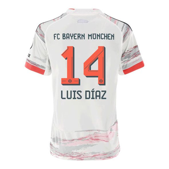 LUIS DÍAZ #14 Bayern Munich 25/26 Women's Away Shirt