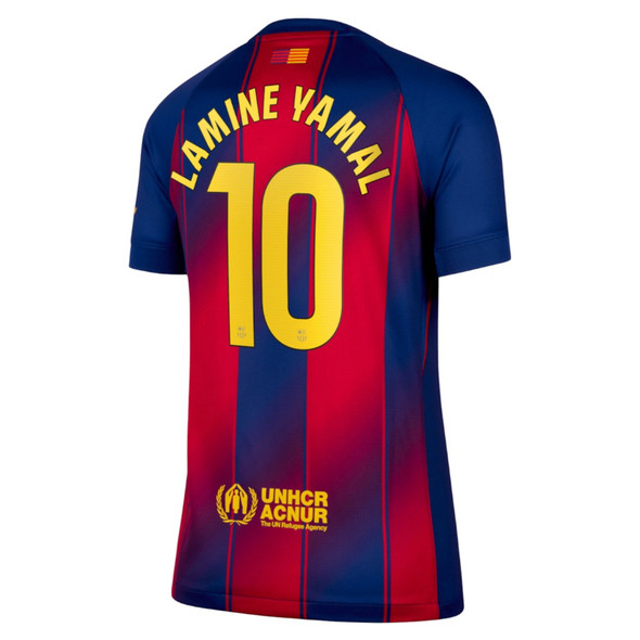 LAMINE YAMAL #10 Barcelona 25/26 Women's Home Shirt - La Liga Font