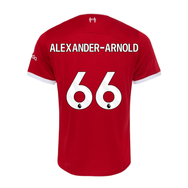 ALEXANDER-ARNOLD #66 Liverpool 23/24 Authentic Men's Home Shirt - PL Font