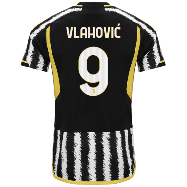 VLAHOVIĆ #9 Juventus 23/24 Stadium Men's Home Shirt
