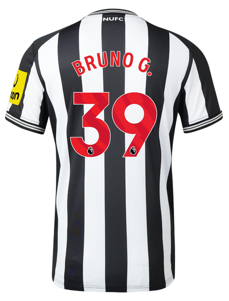 BRUNO G. #39 Newcastle United 23/24 Stadium Men's Home Shirt - PL Font