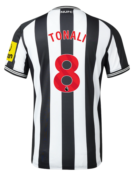 TONALI #8 Newcastle United 23/24 Stadium Men's Home Shirt - PL Font