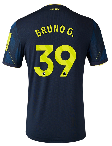 BRUNO G. #39 Newcastle United 23/24 Stadium Men's Third Shirt - PL Font