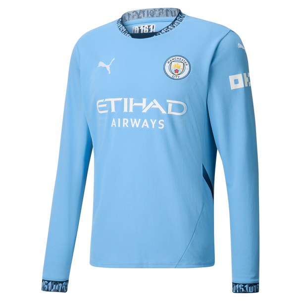 Manchester City 24/25 Men's Home Long Sleeve Shirt