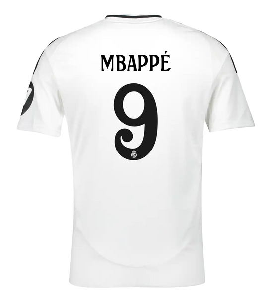 MBAPPÉ #9 Real Madrid 24/25 Stadium Men's Home Shirt
