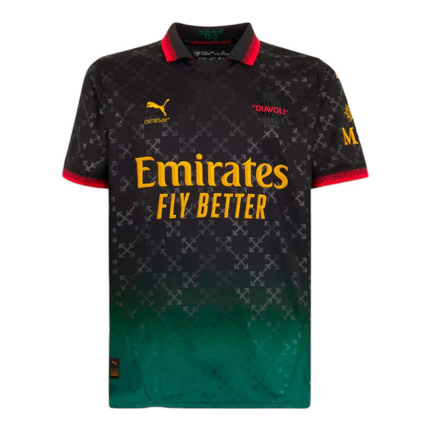 AC Milan x OFF-WHITE™ 24/25 Stadium Men's Black Shirt