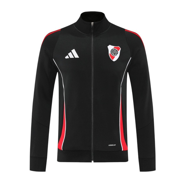 River Plate 25/26 Men's Black Long Zip Jacket