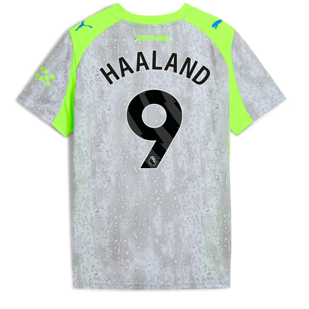 HAALAND #9 Manchester City 25/26 Stadium Men's Third Shirt - PL Font