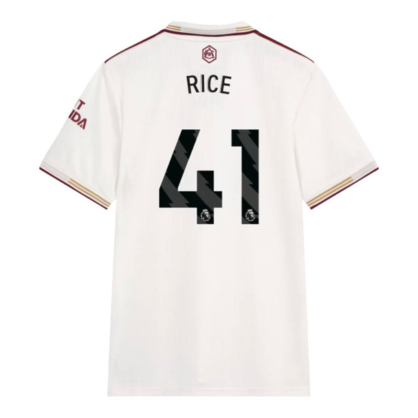 RICE #41 Arsenal 25/26 Authentic Men's Third Shirt - PL Font