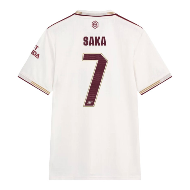 SAKA #7 Arsenal 25/26 Authentic Men's Third Shirt - Arsenal Font