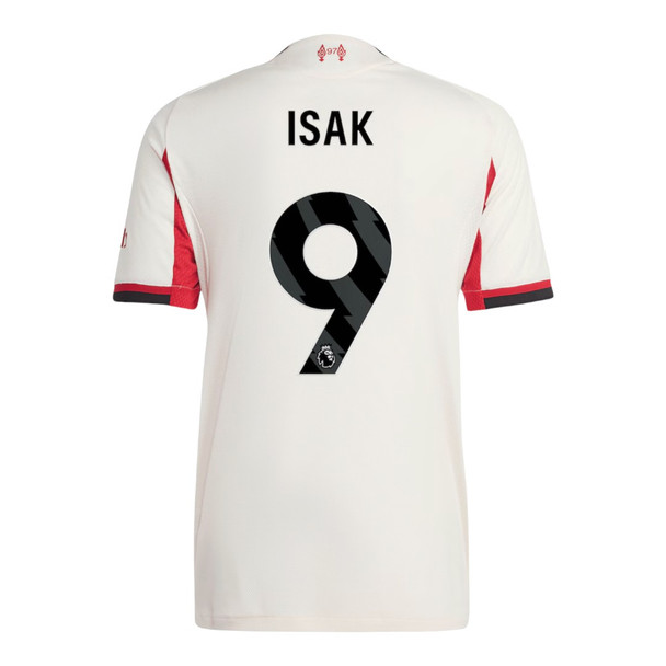 ISAK #9 Liverpool 25/26 Authentic Men's Away Shirt - Liverpool Font