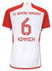 KIMMICH #6 Bayern Munich 23/24 Authentic Men's Home Shirt