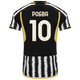 POGBA #10 Juventus 23/24 Stadium Men's Home Shirt