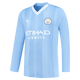 FODEN #47 Manchester City 23/24 Men's Home Long Sleeve Shirt - PL Font
