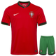 Portugal 2024 Kid's Home Shirt and Shorts
