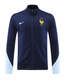 France 2024 Men's Navy Long Zip Jacket