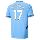 DE BRUYNE #17 Manchester City 24/25 Stadium Men's Home Shirt - PL Font