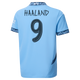 HAALAND #9 Manchester City 24/25 Kid's Home Shirt and Shorts - Man City Font