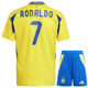 RONALDO #7 Al-Nassr 24/25 Kid's Home Shirt and Shorts