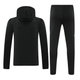 Argentina 24/25 Men's Black Hoodie Tracksuit