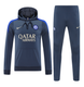 Inter Milan 24/25 Men's Dark Gray Hoodie Tracksuit