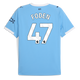 FODEN #47 Manchester City 25/26 Stadium Men's Home Shirt - PL Font