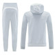 Real Madrid 25/26 Men's Gray Hoodie Tracksuit
