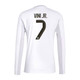VINI JR #7 Real Madrid 25/26 Men's Home Long Sleeve Shirt
