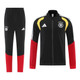 Germany 2026 Men's Black Long Zip Jacket