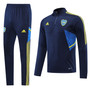 Boca Juniors 22/23 Men's Dark Blue Short Zip Tracksuit