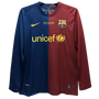 Barcelona 08/09 Men's Home Retro Long Sleeve Shirt UCL Edition