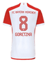 GORETZKA #8 Bayern Munich 23/24 Stadium Men's Home Shirt