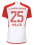MÜLLER #25 Bayern Munich 23/24 Authentic Men's Home Shirt
