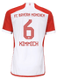 KIMMICH #6 Bayern Munich 23/24 Authentic Men's Home Shirt