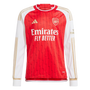 G. JESUS #9 Arsenal 23/24 Men's Home Long Sleeve Shirt - Arsenal Font