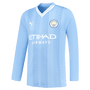 Manchester City 23/24 Men's Home Long Sleeve Shirt