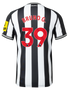 BRUNO G. #39 Newcastle United 23/24 Authentic Men's Home Shirt - PL Font