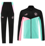 Manchester City 24/25 Men's Turquoise-Black Long Zip Jacket