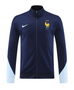 France 2024 Men's Navy Long Zip Jacket