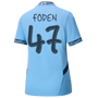 FODEN #47 Manchester City 24/25 Women's Home Shirt - Man City Font