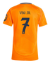 VINI JR #7 Real Madrid 24/25 Women's Away Shirt