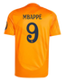 MBAPPÉ #9 Real Madrid 24/25 Authentic Men's Away Shirt