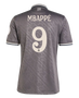 MBAPPÉ #9 Real Madrid 24/25 Stadium Men's Third Shirt
