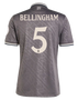 BELLINGHAM #5 Real Madrid 24/25 Stadium Men's Third Shirt