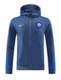 Inter Milan 24/25 Men's Blue Long Zip Hoodie