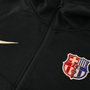 Barcelona 24/25 Men's Black Long Zip Hoodie Tracksuit