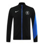 Chelsea 24/25 Men's Black-Blue Long Zip Jacket