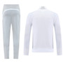 Real Madrid 25/26 Men's White Long Zip Jacket