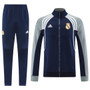 Real Madrid 25/26 Men's Navy-Gray Long Zip Jacket