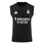 Real Madrid 25/26 Men's Black Training Tank Top